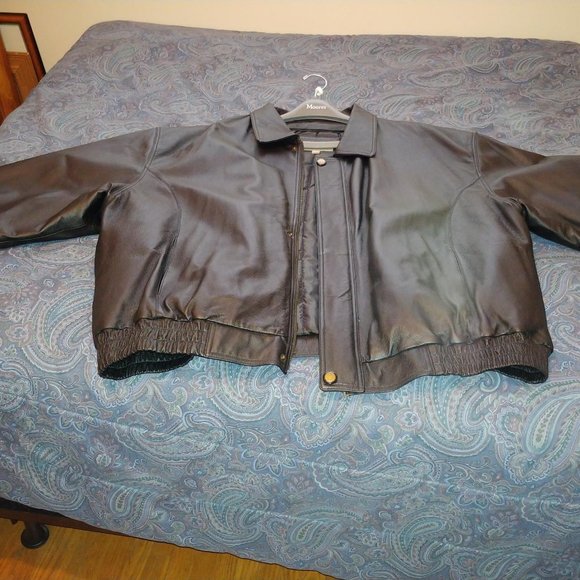 Mens Leather Coat - Picture 1 of 5